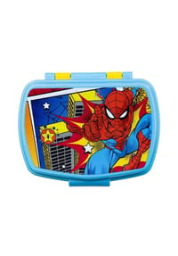 MARVEL - Spiderman Kinder Brotdose – Lunchbox Pausenbox Schulbrotbox - Gelb 5,6x14x17cm