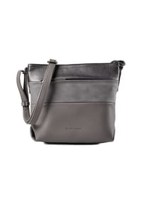 TOM TAILOR NICOLINA - Umhängetasche, Kunstleder, Reißverschluss, für Damen - MIXED GREY
