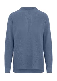 GALERIA - Pullover "Kona", Rippbündchen, für Damen - BLUE
