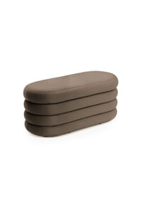 Akord - Puffo Pouf mit Stauraum - braun