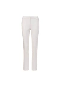GOLDNER - Kurzgröße:  Leichte Baumwoll-Hose CARLA - aubergine