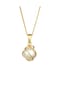 elli. PREMIUM Halskette Spirale Synthetische Perle 375 Gelbgold Bild 1