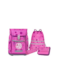 McNeill® TENERO - Schulranzen-Set, 5-teilig, Click Flex Up & Down System - ROSA