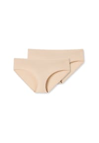 SCHIESSER - 95/5 Hipster, 2er-Pack, flache Nähte, für Damen - 000 SCHWARZ