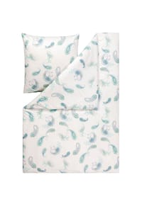 ESTELLA® Mako-Interlock-Jersey Bettwäsche "Valeria", Reißverschluss - Mako-Interlock-Jersey - 665-AQUA