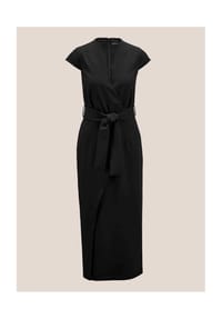 MADELEINE - Elegantes Midi-Kleid in Wickeloptik - rot
