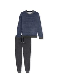 SCHIESSER - Schlafanzug Casual Nightwear, Tunnelzug, für Herren - 843 FADED DENIM