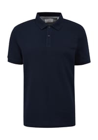 s.Oliver - Poloshirt, 1/2 Arm,, Logo-Stickerei, für Herren - 0100 WHITE