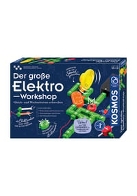 KOSMOS - Der große Elektro Workshop, Experimentierkasten, Baukasten, Experimente, Strom - 