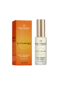 PURE MINERAL - Augenserum mit Vitamin C, 30 ml - weiß