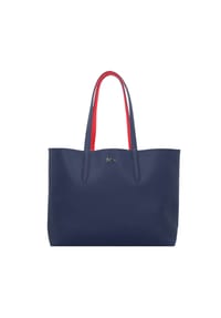 LACOSTE Back To Work - Damen Wendetasche mit Pochete - Shopper, mehrfarbig - Blau/Rot