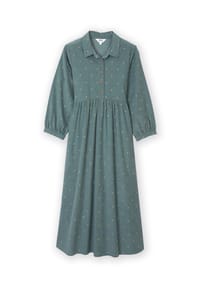 KITE - Damen Stargaze Lillington Cord Kleid Bio-Baumwolle - Grün