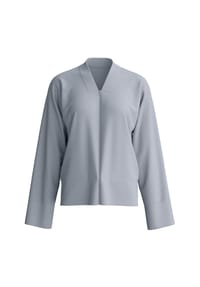 CALIDA - Loungewear-Oberteil Natural Embrace, V-Ausschnitt, für Damen - 983 PASSAT GREY
