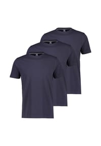 LERROS - T-Shirt 3er Pack Basic - Grau