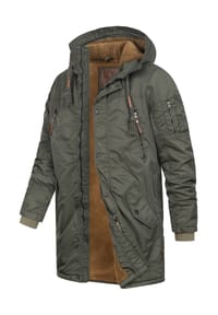 INDICODE - Parka Bardsley - Black
