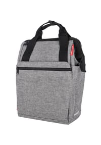 KLICKfix® - Gepäckträgertasche ROOMY GT, twist silver - grau