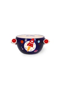 LEGAMI - Müslischale Cereal Bowl Buongiorno Space, Steinzeug, Ø 12 cm - mehrfarbig