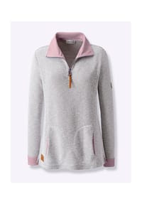 Witt - Sweatshirt - steingrau-mauve