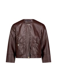 BETTY BARCLAY - Blazer-Jacke mit aufgesetzten Taschen - Muskat