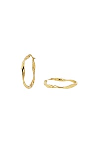 TOM TAILOR WOMEN - Damen Creolen, Edelstahl - GOLD