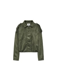 ONLY® - Kunstlederjacke Amber, Klappkragen, für Damen - 177918 GRAPE LEAF