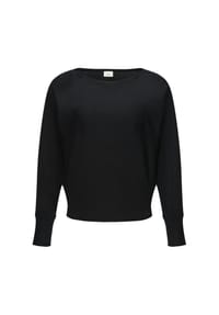 s.Oliver BLACK LABEL - Strickpullover, U-Boot-Ausschnitt, für Damen - 0200  WHITE