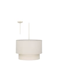 LOBERON - Hängelampe Ylvora beige - beige