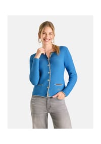 LIEBLINGSSTÜCK - Cardigan, Knopfleiste, für Damen - 410 PEARL BLUE