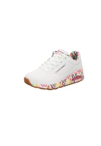 SKECHERS® - Sneaker "Damen Uno - Loving Love", Graffitimuster, für Damen - WHITE