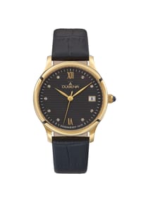 DUGENA - Klassische Armbanduhr Florenz - schwarz/gold