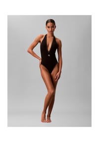 Calvin Klein - Badeanzugg, Neckholder, für Damen - UB1 BLACK