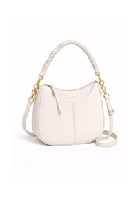 TONI&FRIENDS - Schultertasche Extravagant aus weichem Softmaterial - creme