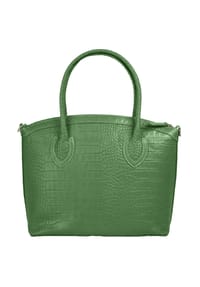 Cluty - Handtasche Echt Leder, Made In Italy - alt-rosa