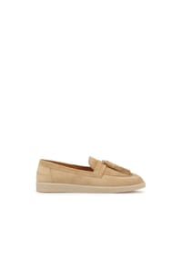 Kazar - Schlupfschuhe mit Häkchen - Beige