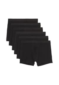 Marc O'Polo - Long Short / Pant 6er Pack Essentials Organic Cotton - Schwarz
