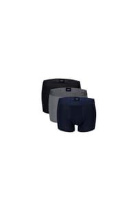 JOOP! - Herren Boxershorts, 3er Pack - Everyday, Basic, Cotton Stretch, Logo - Blau