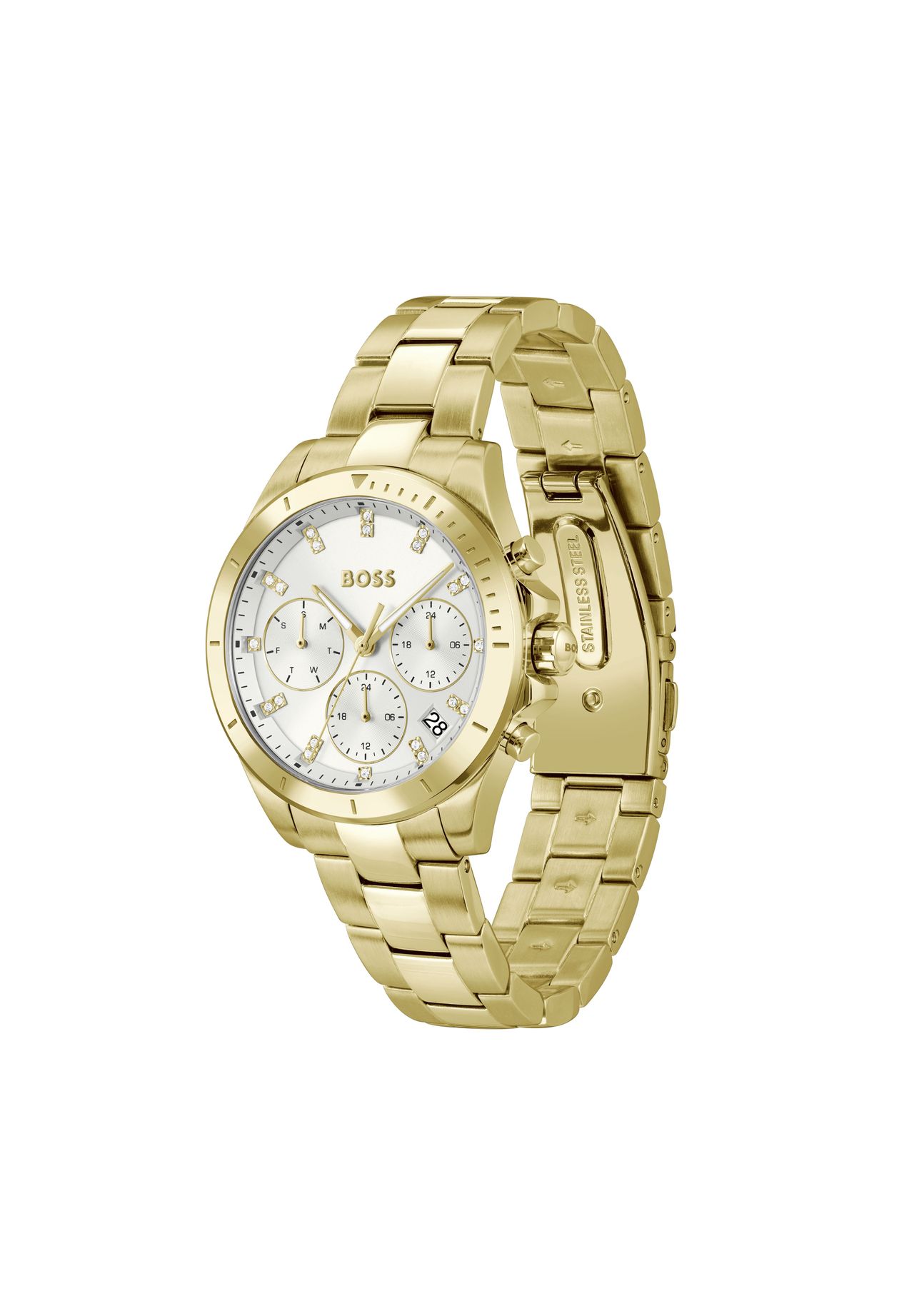 Boss Damen Chronograph "1502829", Gold, 99