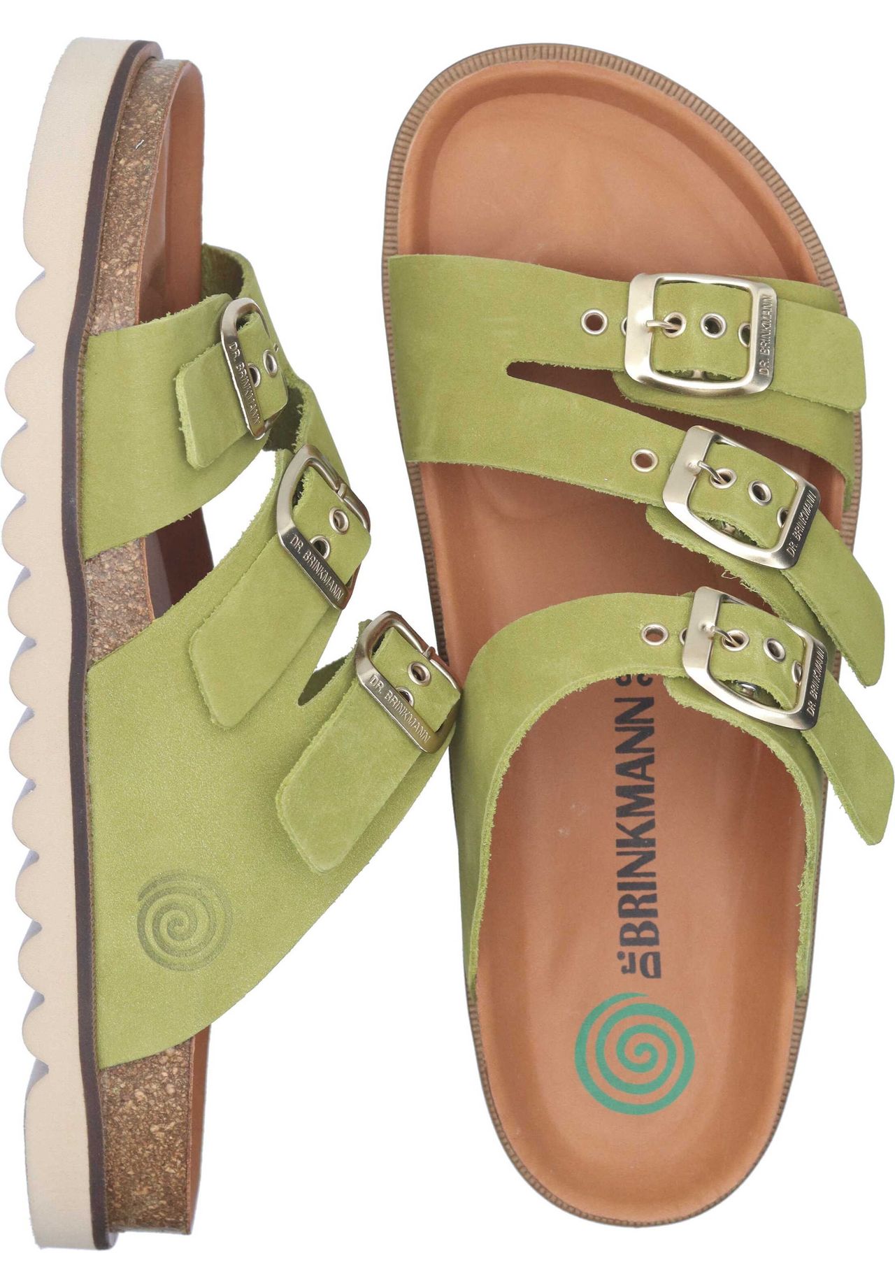Ciabatte Dr. Brinkmann Xalo Per Donna - In Pile, Blu Medio, Plantare Imbottito, Suola Leggera, Comode Per Casa