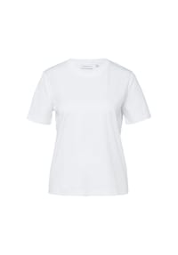 comma, - T-Shirt, Baumwolle, für Damen - 0100 WHITE
