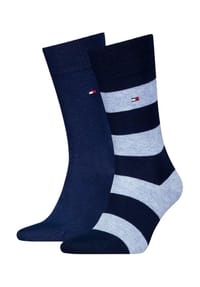 TOMMY HILFIGER - Socken, 2er-Pack, verstärkte Belastungszonen, für Herren  - 106 LIGHT BLUE MELANGE