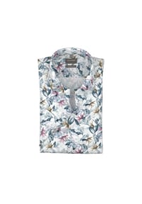 OLYMP - Freizeithemd Luxor, Comfort Fit, Kurzarm, Kent, für Herren - 18 MARINE