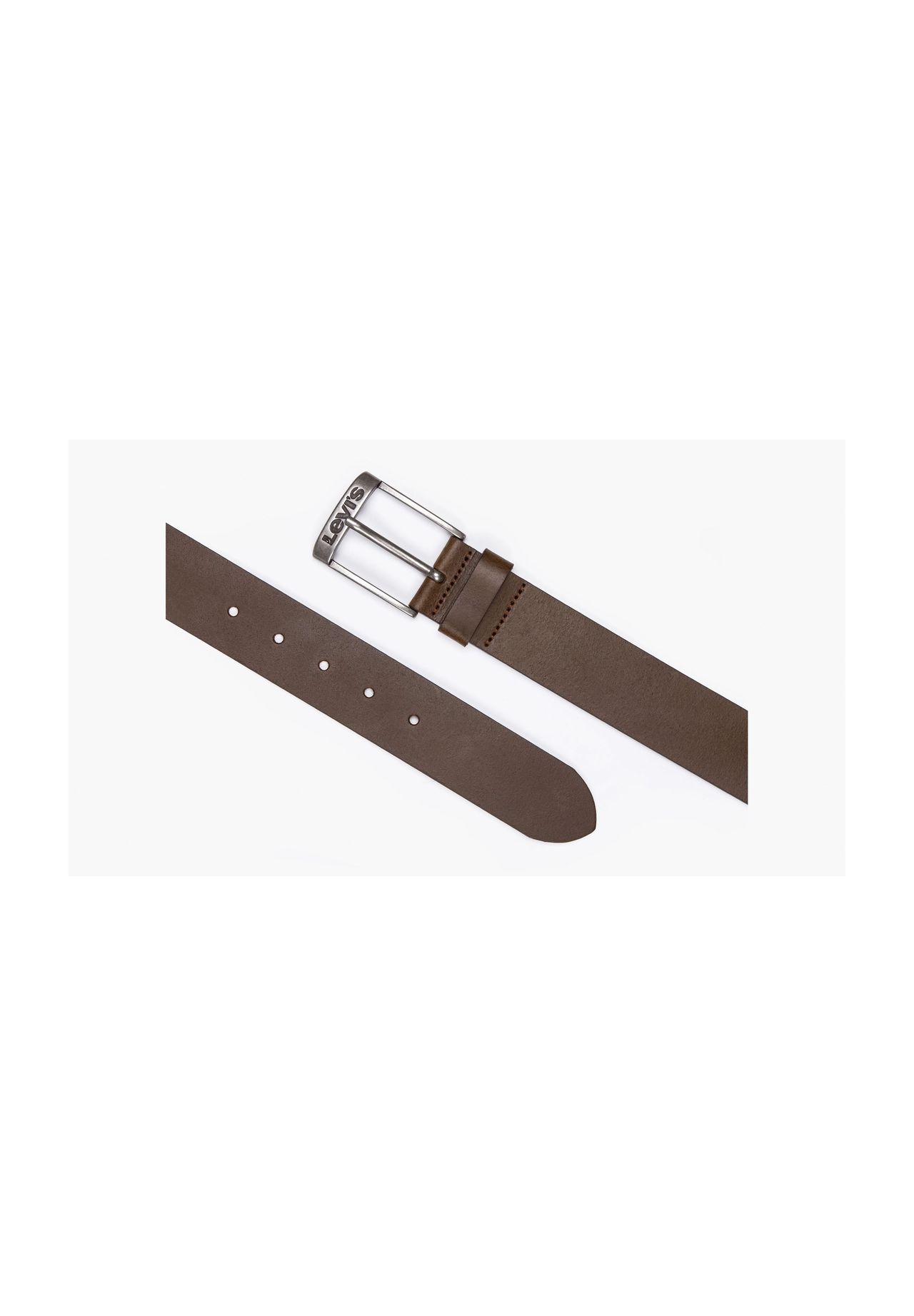 Levi's Herren Braun – Duncan – Gürtel Aus Leder In Dunkel Mit Logoschnalle - Bild 6
