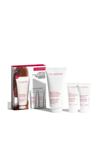 CLARINS BAUME CORPS - Body Hydration & Exfoliatiion Essentials Pflegeset - weiß