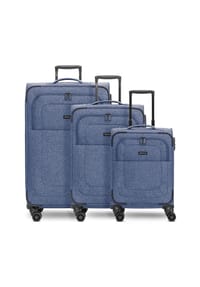 REDOLZ Essentials 12 - Essentials 12 THREE SET 4 Rollen Kofferset 3-teilig mit Dehnfalte - black2