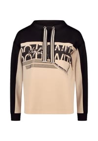 BETTY BARCLAY - Sweatshirt, für Damen - 7997 BEIGE/BLACK