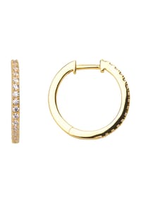 XENOX - Damen Creolen "XS8663G", 925er Silber - gold