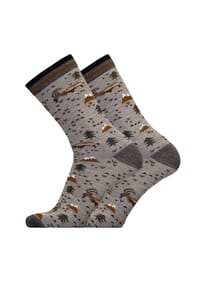 UphillSport® - Socken 2er-Pack IBEX 2er Pack mit winterlichen Motiven - Grey