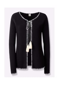 heine - Cardigan - schwarz-weiß