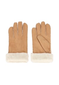 Otto Kessler - Lederhandschuhe, Ziernähte, für Damen - 031 GREY