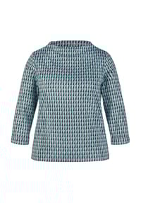 RABE - Shirt, 3/4-Arm, für Damen - 3343 PFAUENBLAU